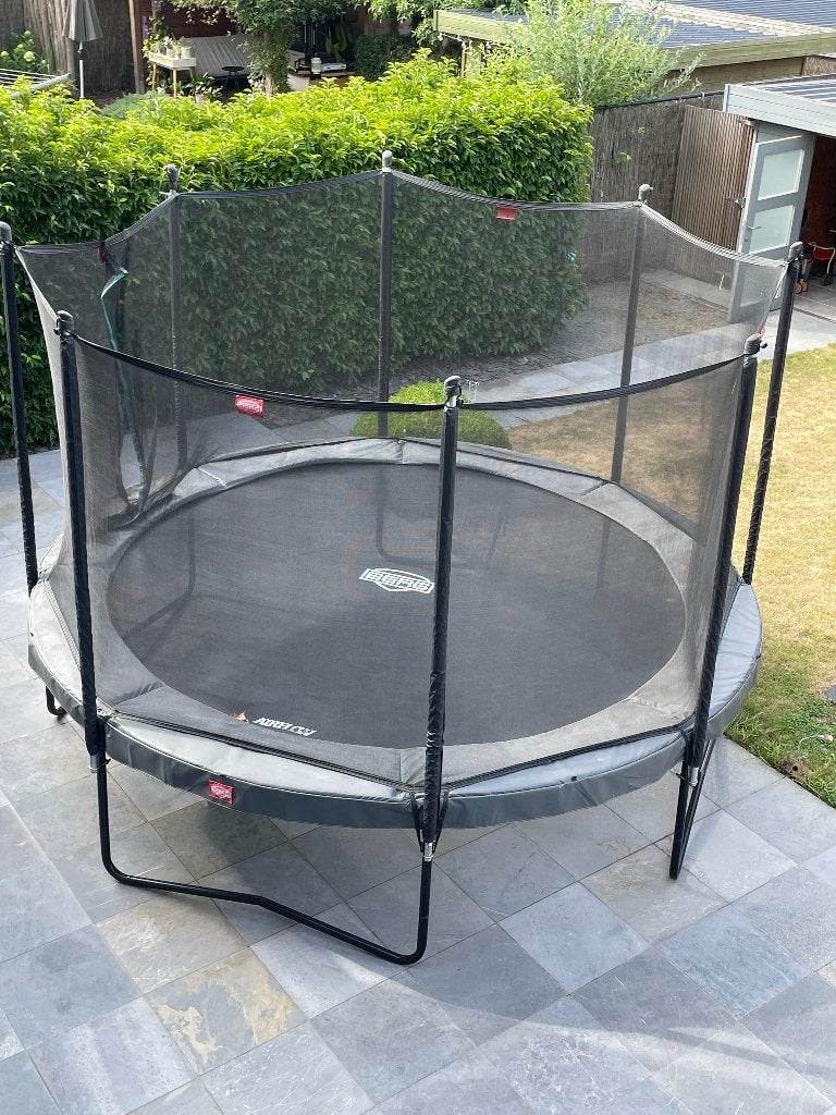 Trampoline berg 380cm, Kinderen en Baby's, Speelgoed | Buiten | Trampolines, Ophalen, Gebruikt