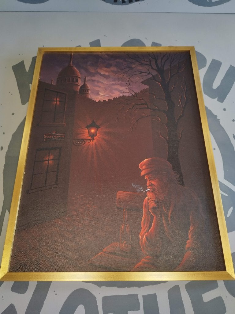 Peinture originale de Nicolas Riaboff, signée, Antiquités & Art, Art | Peinture | Classique, Enlèvement