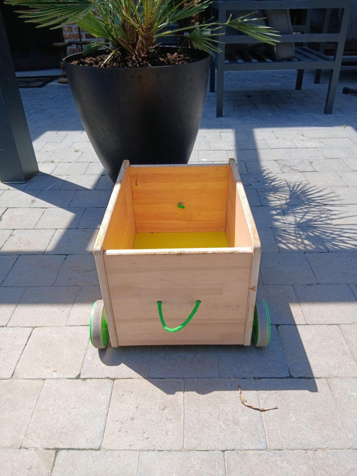 Flisat Ikea houten speelgoedkist, Ophalen