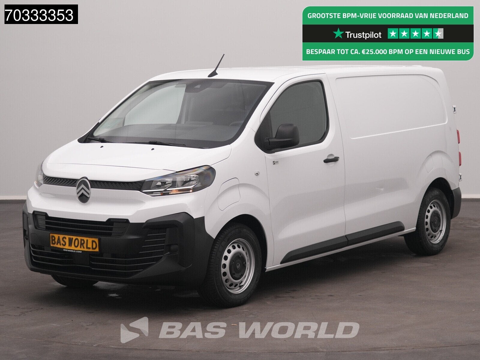 Citroën eJumpy 136pk Nwe model 50kWh WLTP 230km 100% Elektr, Autos, Camionnettes & Utilitaires, 100 kW, Capteur de lumière, Achat