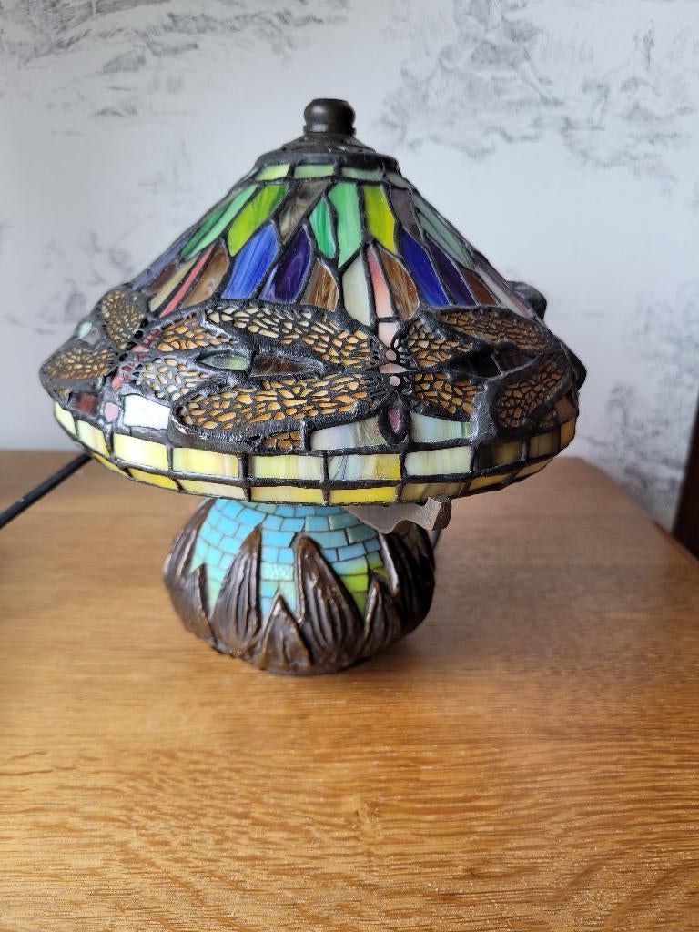 Petite lampe champignon style Tiffany, Ophalen