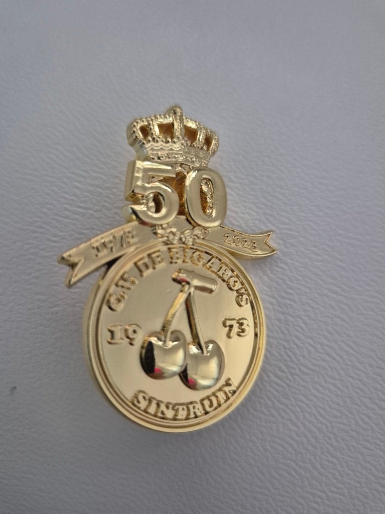 Pin carnaval C.V. De Bigaro's Sint Truiden 1973, Enlèvement ou Envoi