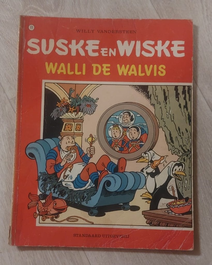 Suske en Wiske - 171 Wallie de walvis, Eén stripboek, Ophalen of Verzenden, Gelezen, Willy Vandersteen