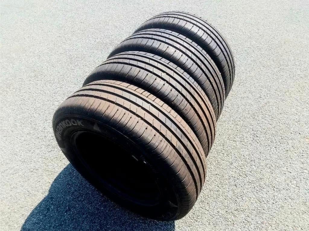 Bons pneus été 195/65-15, jantes Hyundai, entraxe 5x114,3, Autos : Pièces & Accessoires, 15 pouces, Pneus et Jantes, Pneus été