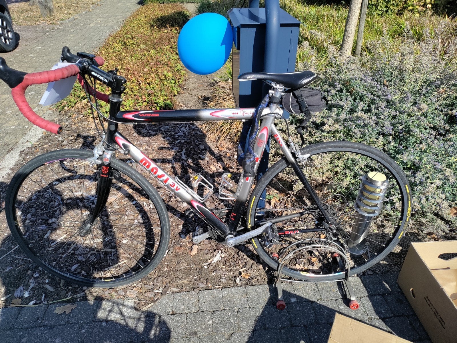 koersfiets (maat 55) merk MASI     prijs overeen te komen, Ophalen, Zo goed als nieuw, Overige typen