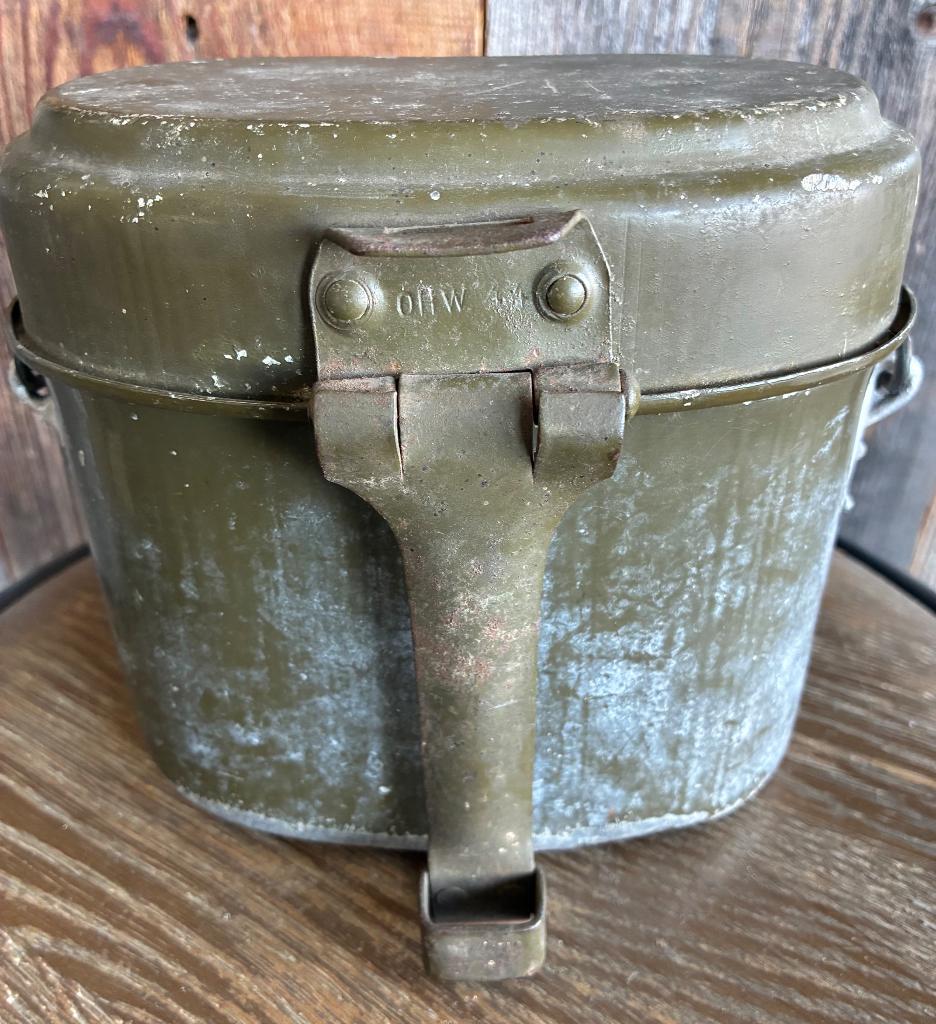 Gamelle allemande 1944, Collections, Objets militaires | Seconde Guerre mondiale, Enlèvement ou Envoi, Armée de terre, Autres types