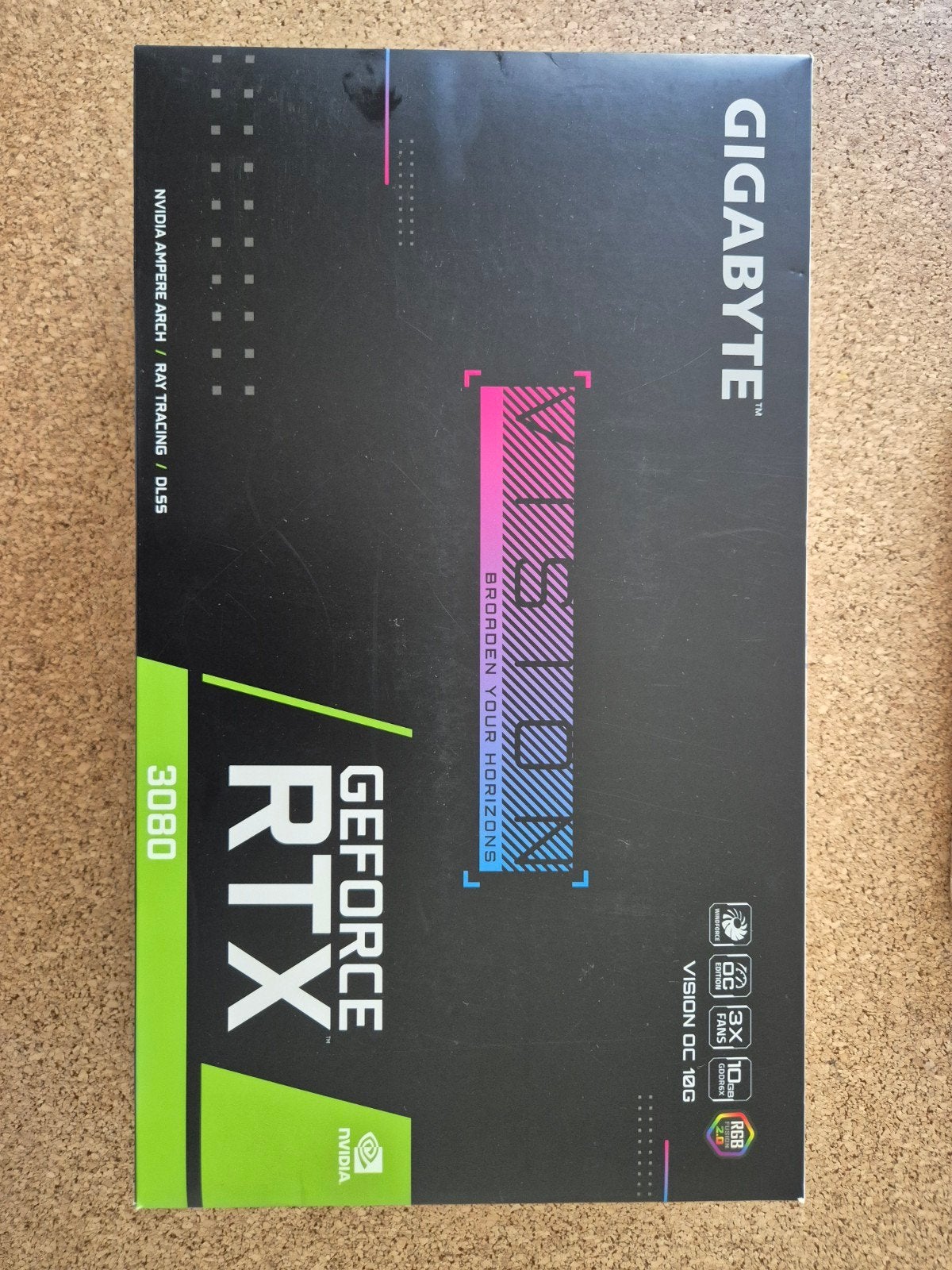 Geforce RTX 3080 10GB, Informatique & Logiciels, Cartes vidéo, Utilisé, Nvidia, GDDR6, HDMI, DisplayPort, Enlèvement
