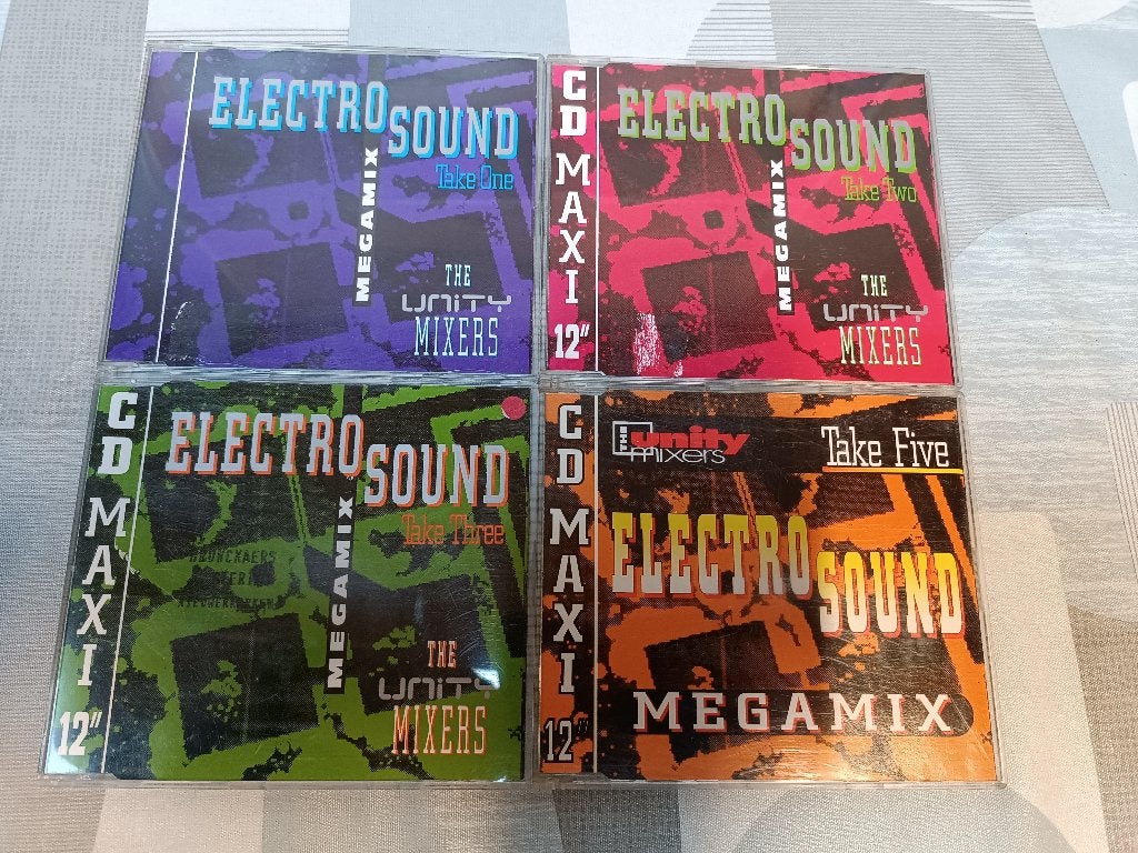 The Unity Mixers – Electro Sound Megamix Take 1-2-3-5 Retro, CD & DVD, Enlèvement ou Envoi, Utilisé, Trance