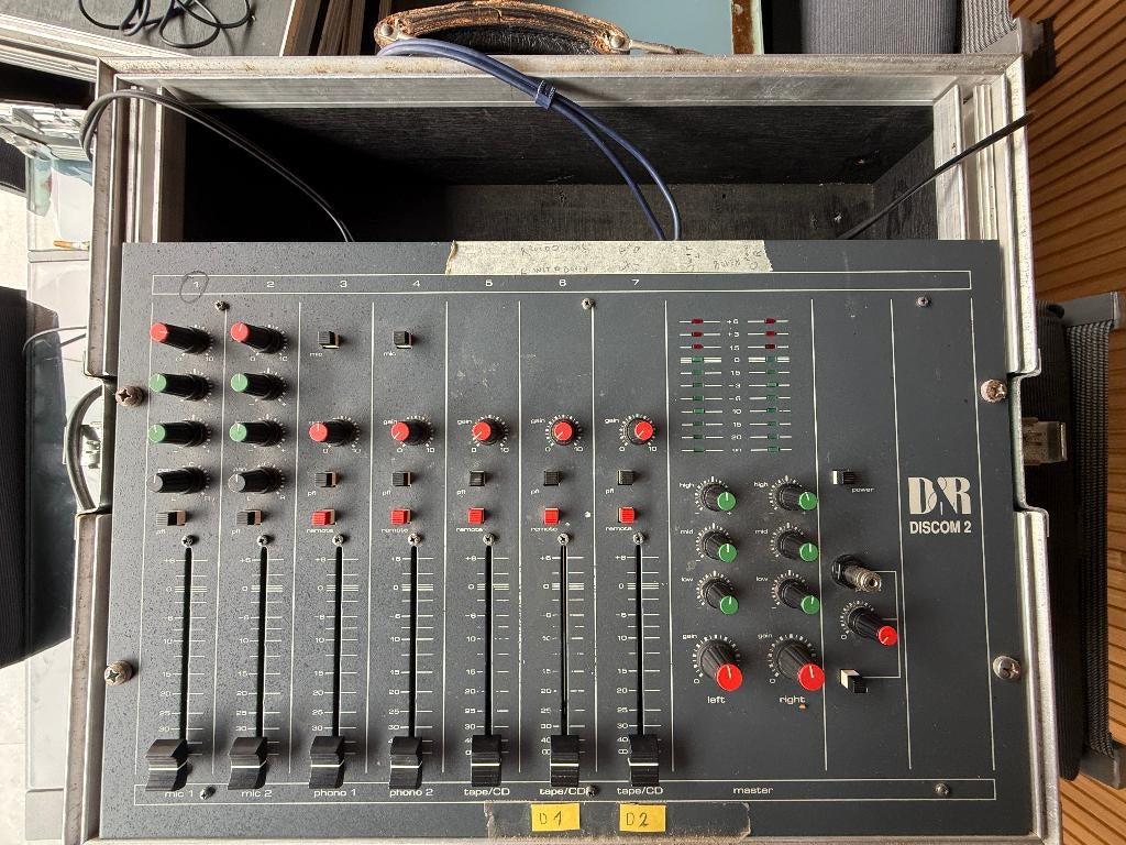 D&R Discom 2 mengpaneel met flightcase, Ophalen, Gebruikt, Overige typen