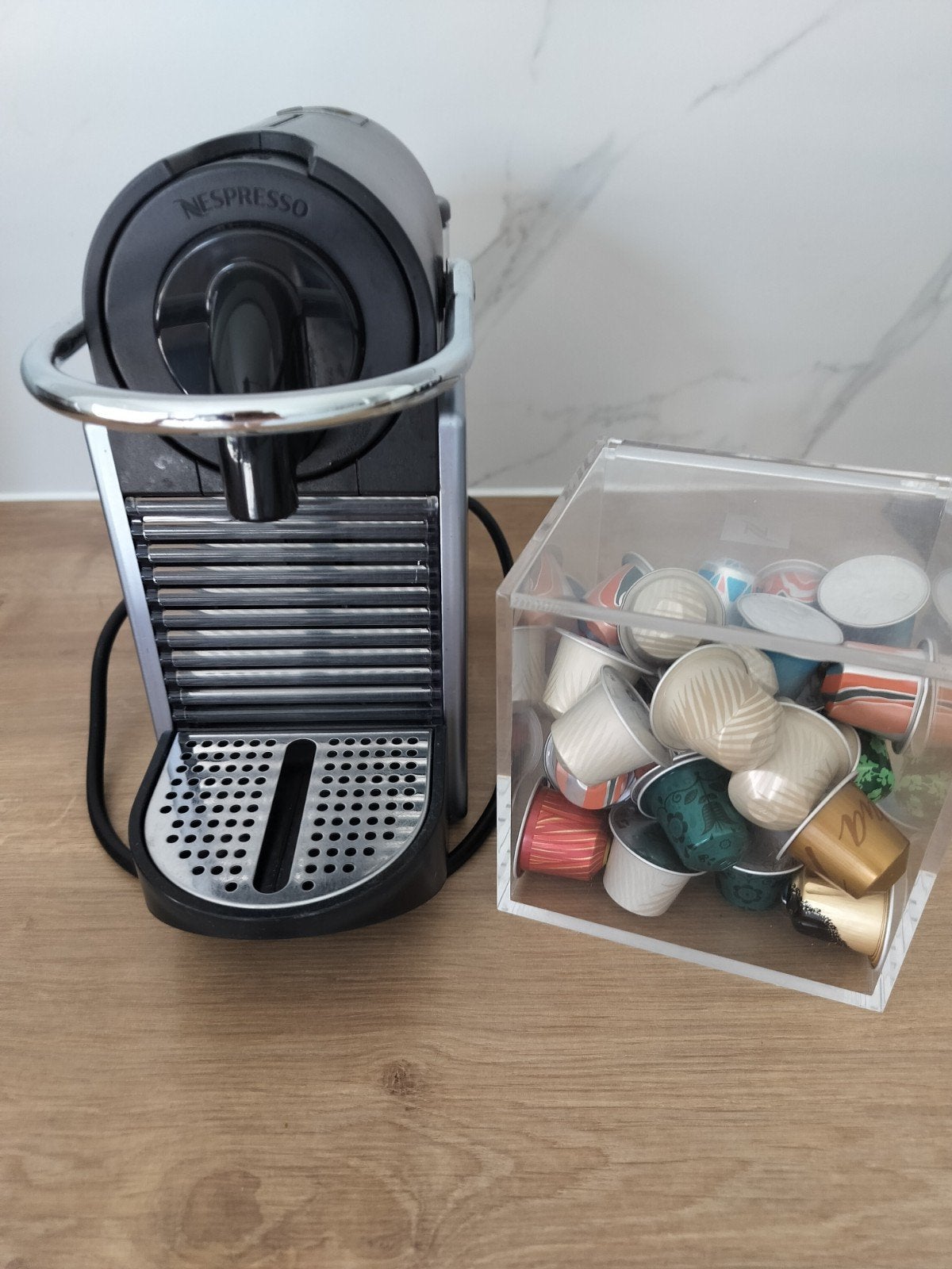 Nespresso krups capsule koffiemachine, Ophalen, Gebruikt, Nespresso, Capsulehouder