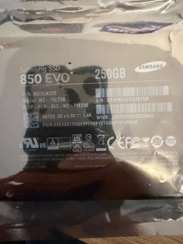 Samsung SSD 850 EVO 250GB, Informatique & Logiciels, Disques durs, Neuf, Enlèvement ou Envoi, SSD, Interne