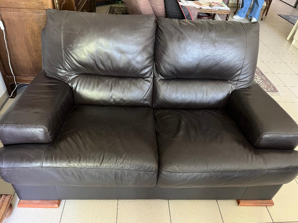 Divan, Enlèvement, 75 à 100 cm, Deux personnes, Bois