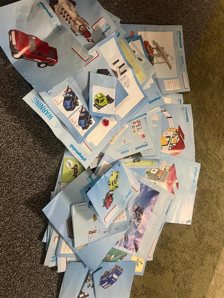 Plan original playmobil 50 pièces, Enlèvement