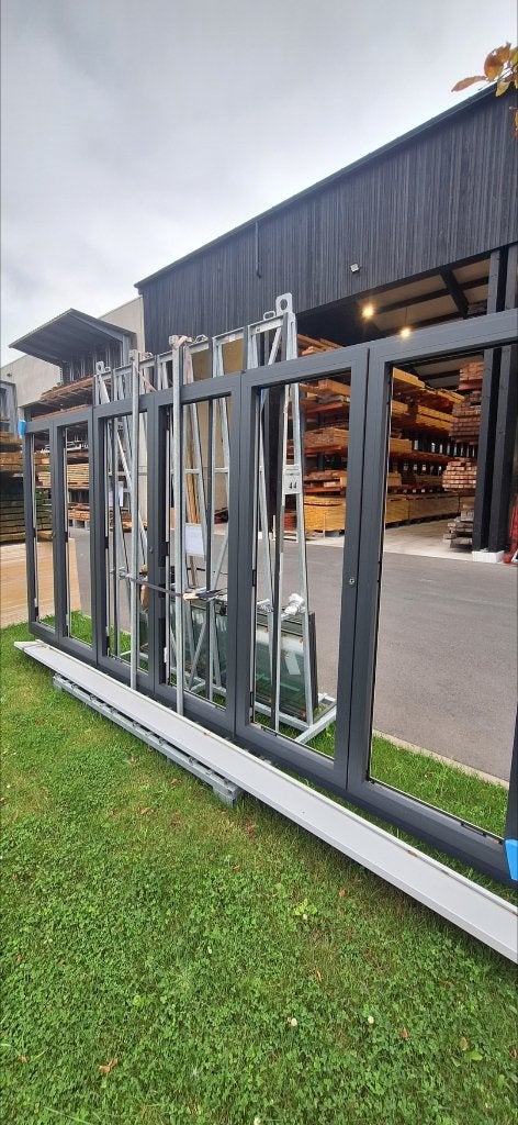 Aluminium raam, Ophalen, Inclusief glas, 225 cm of meer, Raamkozijn