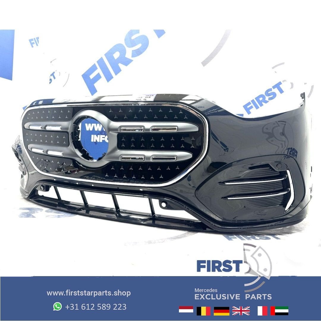 X248 GLB FACELIFT AMG VOORBUMPER X244 X248 GLB BUMPER + STAR, Gebruikt, -, Voor, Ophalen of Verzenden