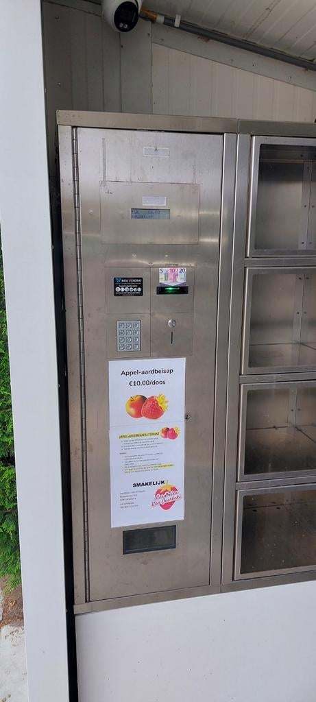 aardappelautomaat, Enlèvement