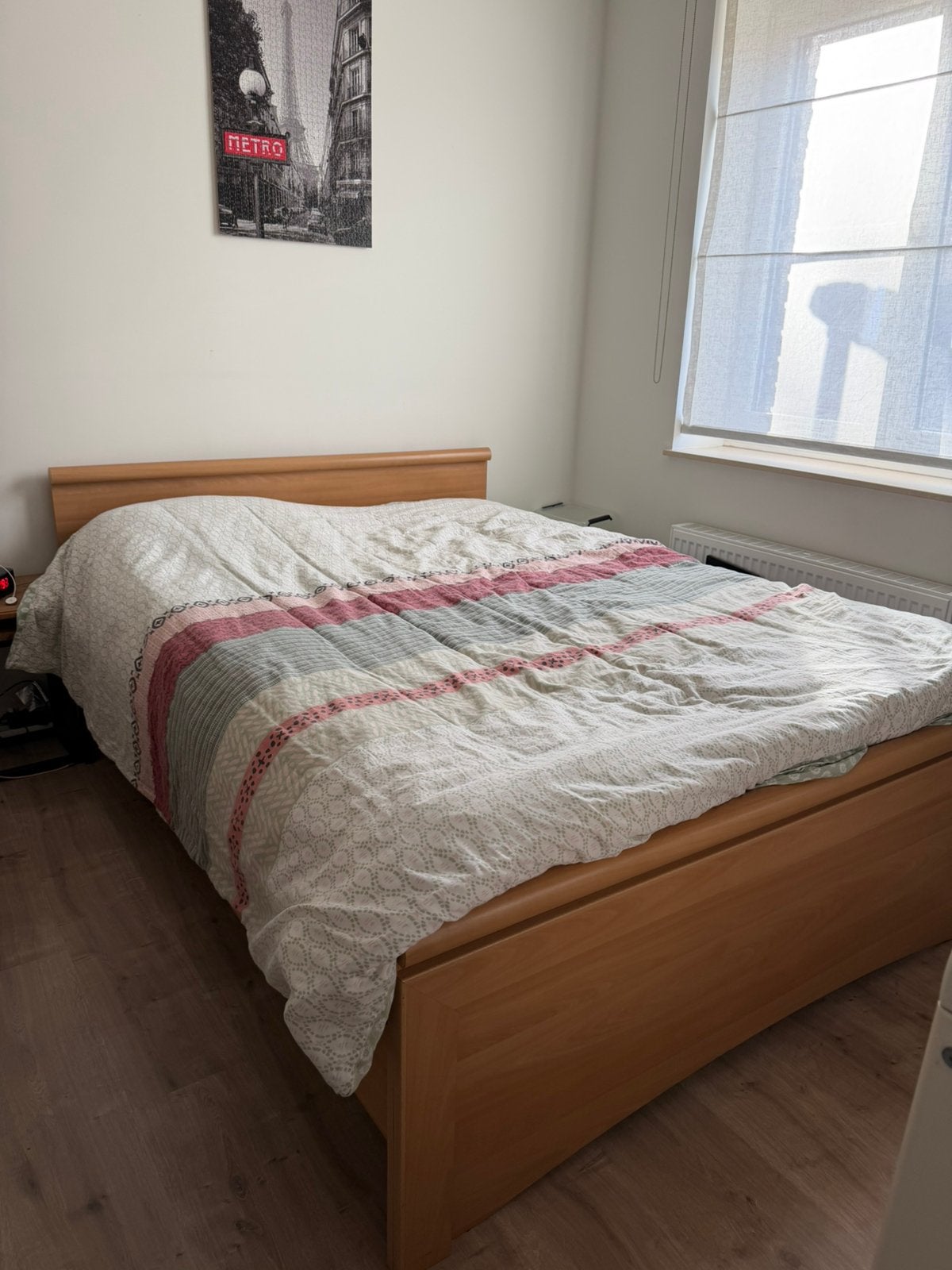2 persoonsbed met latten bodem, Enlèvement, Comme neuf