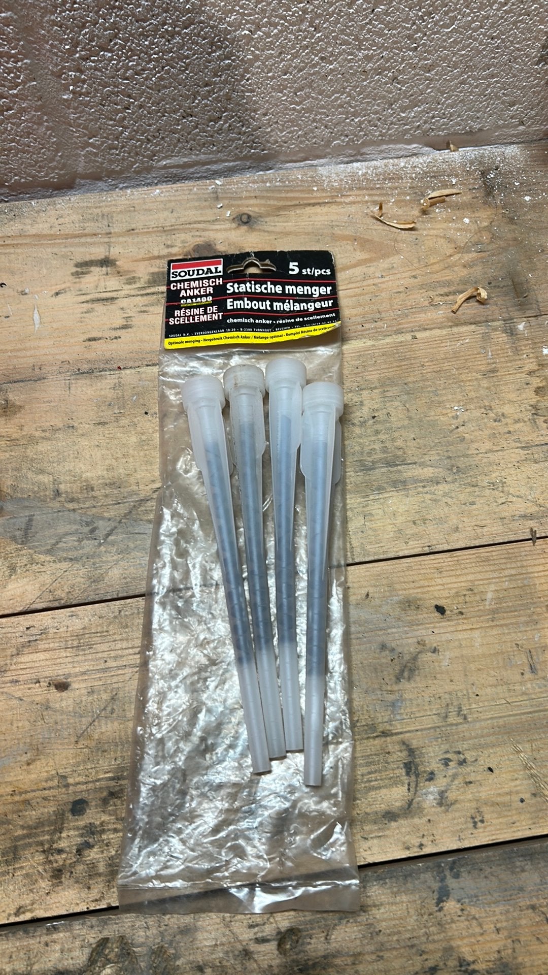 Embout melàgzur scellement chimique, Ophalen, Nieuw
