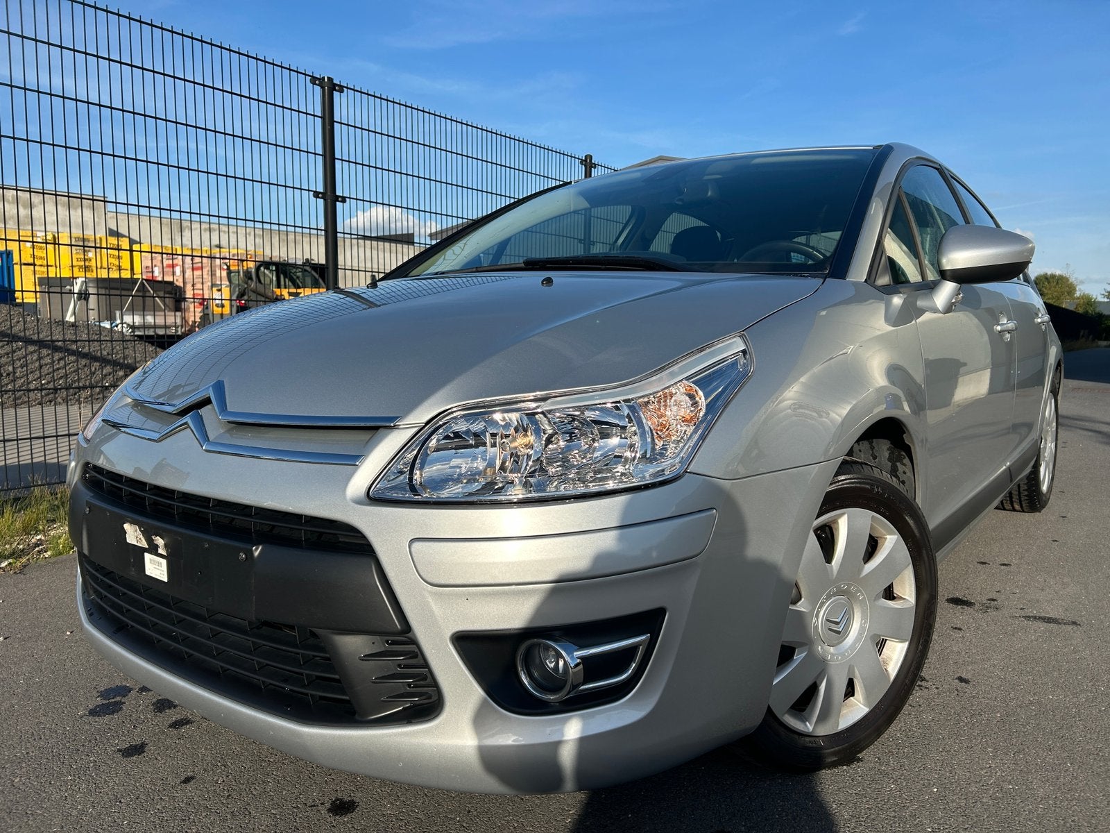 Citroen C4 |1.6 -Benzine -45881km -2010- Automaat- Exclusive, Autos, Argent ou Gris, Achat, Carnet d'entretien, Noir