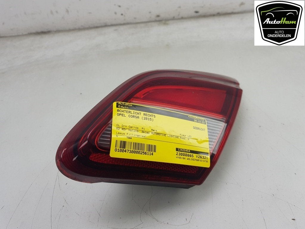 FEU ARRIÈRE DROIT Opel Corsa E (|39012626|13454503|), Autos : Pièces & Accessoires, Utilisé, Opel