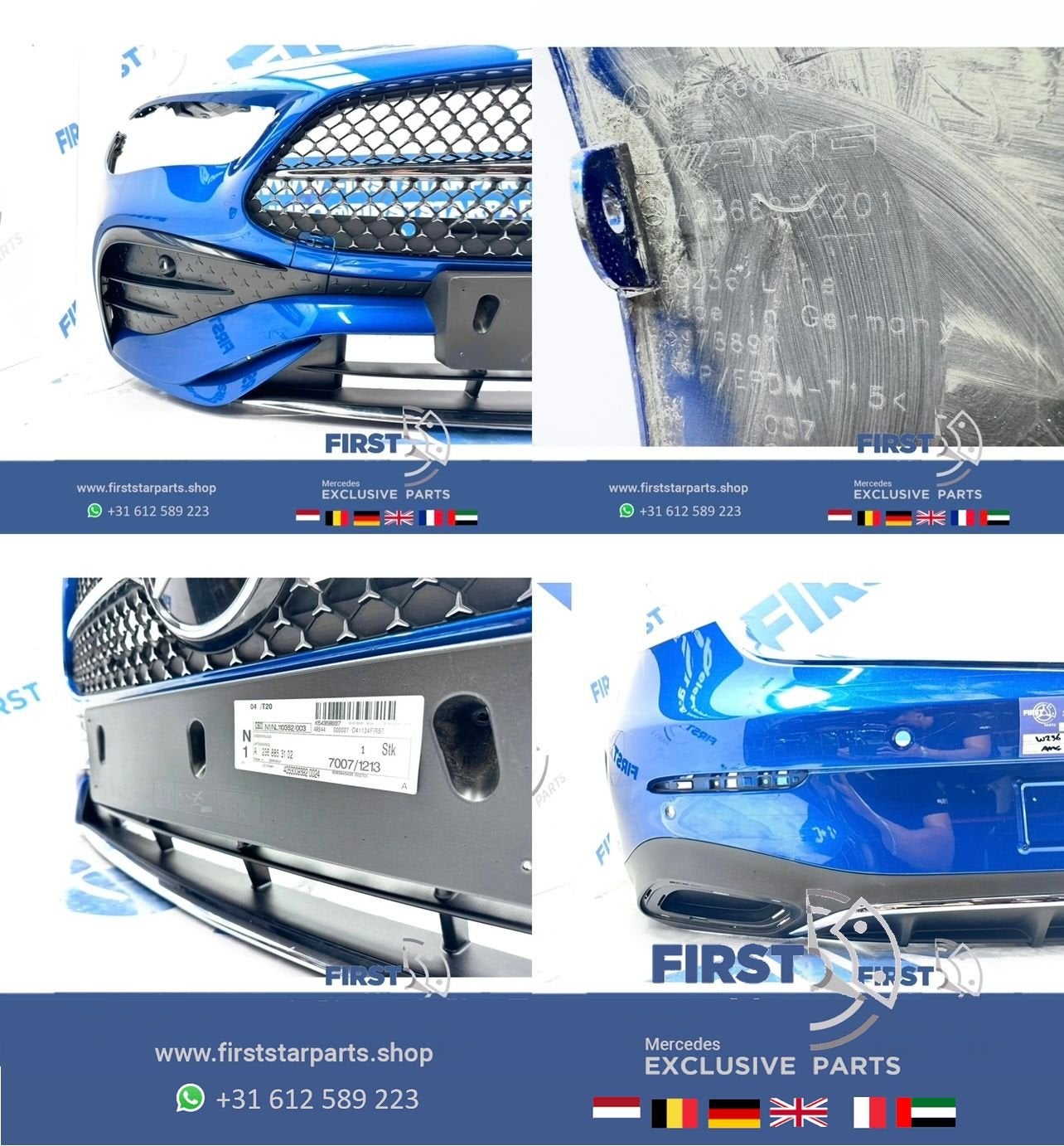 CLE C236 AMG PAKKET A236 W236 AMG VOORBUMPER + ACHTERBUMPER, Autos : Pièces & Accessoires, Utilisé, Avant, -, -