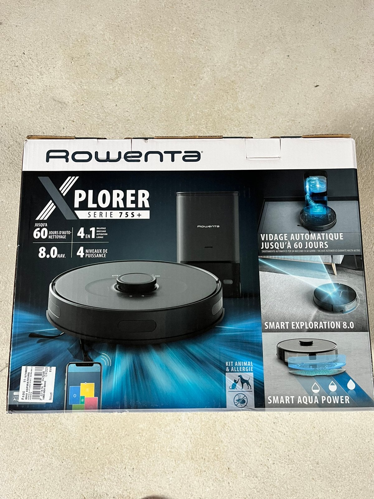 Robot nettoyeur aspirateur, Enlèvement, Comme neuf, Rowenta