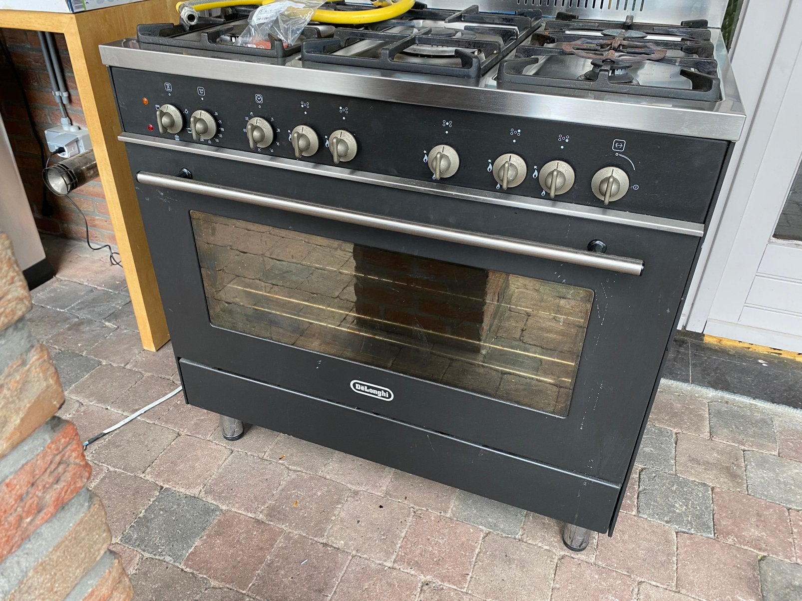 De Longhi oven, Ophalen, Warmhoudplaat, 60 cm of meer, Zo goed als nieuw