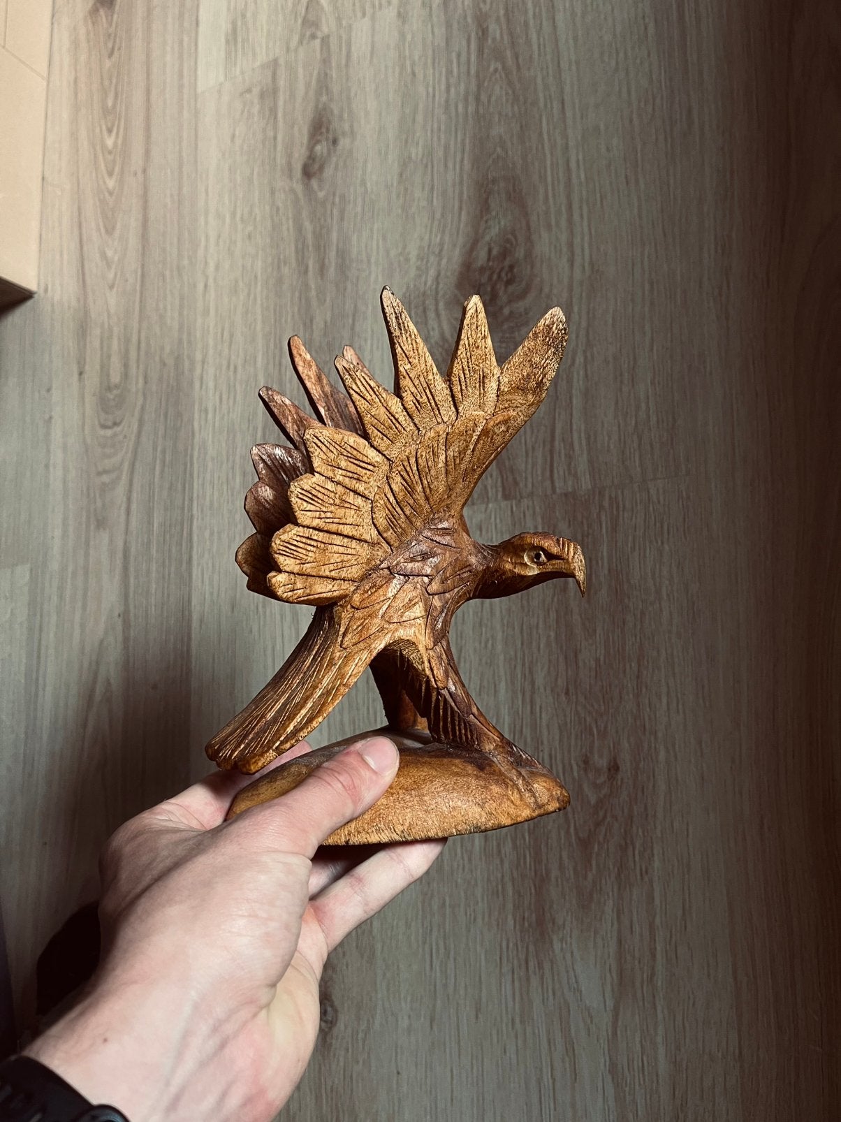 Houten beeld arend vogel, Ophalen of Verzenden