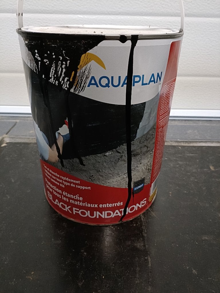 Aquaplan black foundations 4L (bitumenverf), Doe-het-zelf en Bouw, Ophalen, Zwart, Minder dan 5 liter, Verf