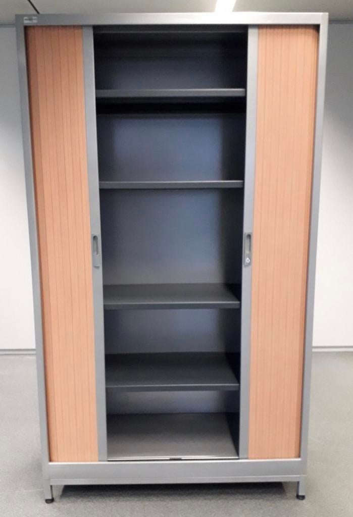 Roldeurkasten 120cm   130€, Maison & Meubles, Armoires | Armoires à porte coulissante & Armoires à archives, Enlèvement ou Envoi