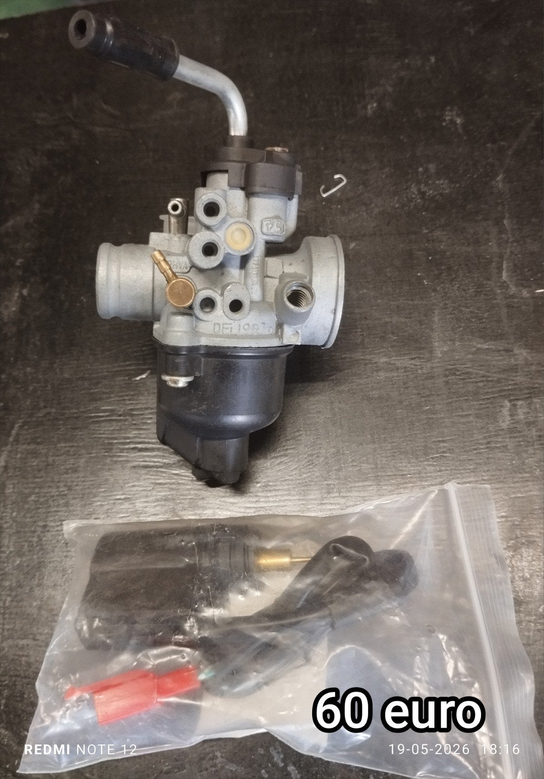 Dell orto phva 17.5 carburator  voor yamaha bws phase 2, Enlèvement ou Envoi