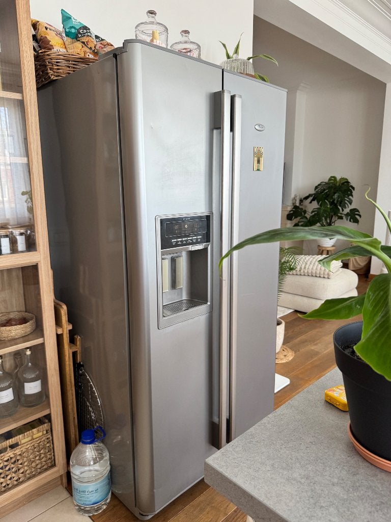 Frigo américain Whirlpool 6thSense URGENT !, Avec compartiment congélateur, 160 cm ou plus, Enlèvement, Utilisé
