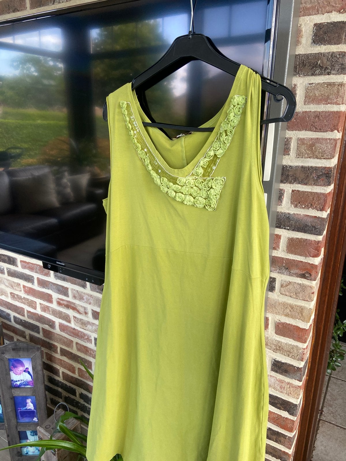 Mooie jurk en vestje, Ophalen of Verzenden, Zo goed als nieuw, Maat 46/48 (XL) of groter