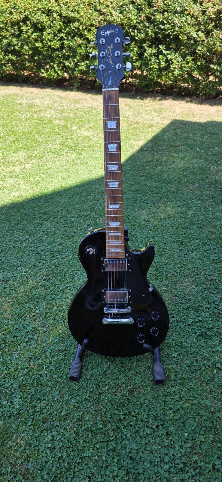 Epiphone Les Paul Studio (Ebony, 2002 - Made in Korea) + Gro, Muziek en Instrumenten, Ophalen, Epiphone