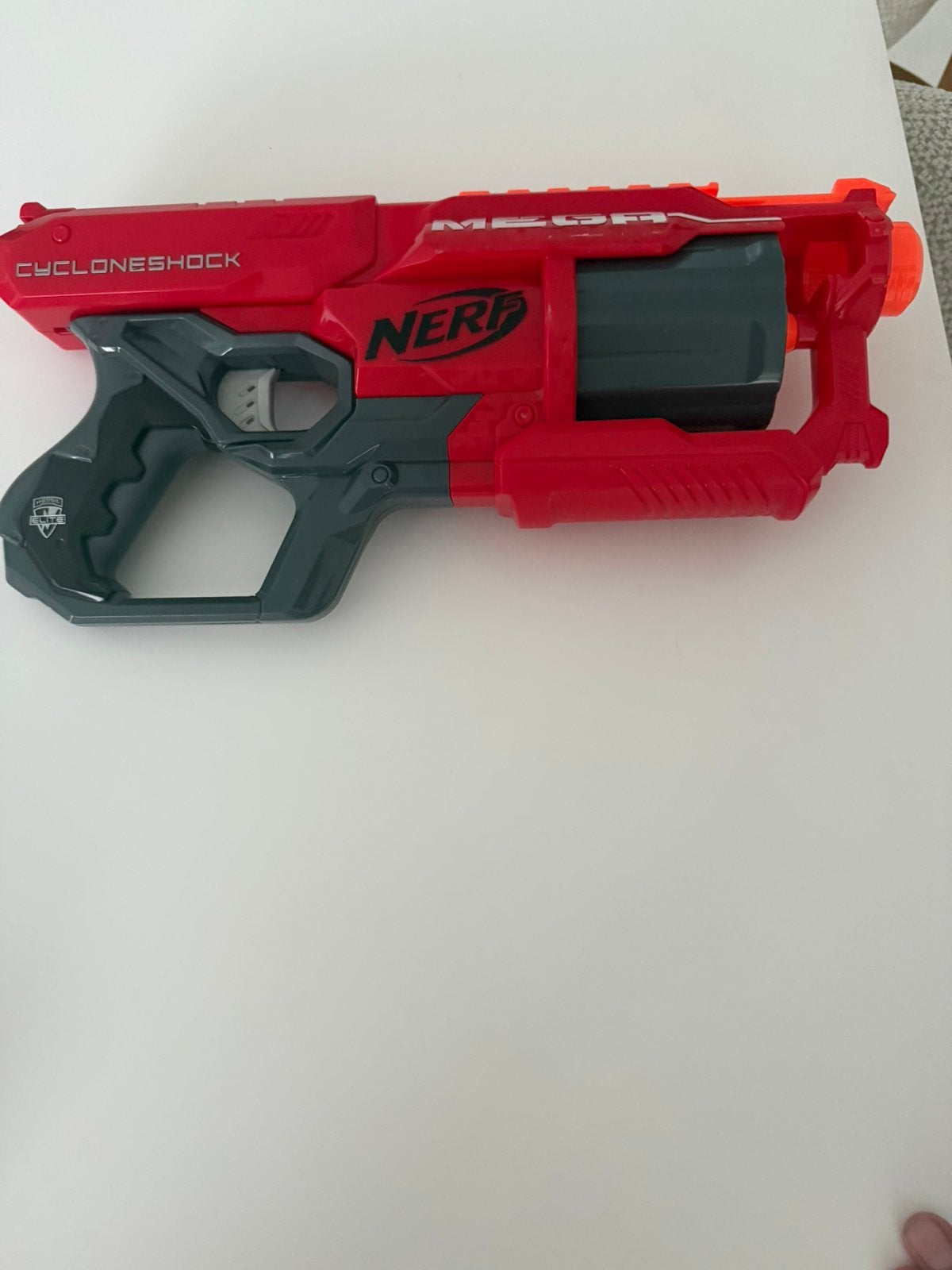 Nerf Mega CycloneShock Blaster, Kinderen en Baby's, Ophalen of Verzenden, Zo goed als nieuw