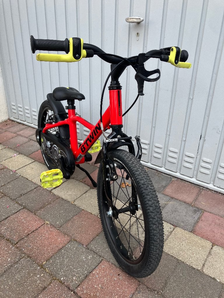 Vélo enfants 16 pouces, Frein sur jante, B'twin decathlon, Enlèvement, Comme neuf