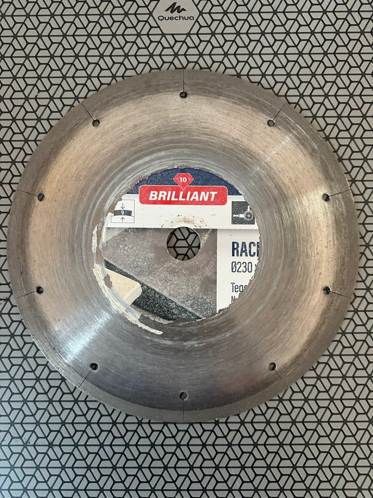 Diamantschijf CARAT 230mm - haakse slijper, Bricolage & Construction, Enlèvement