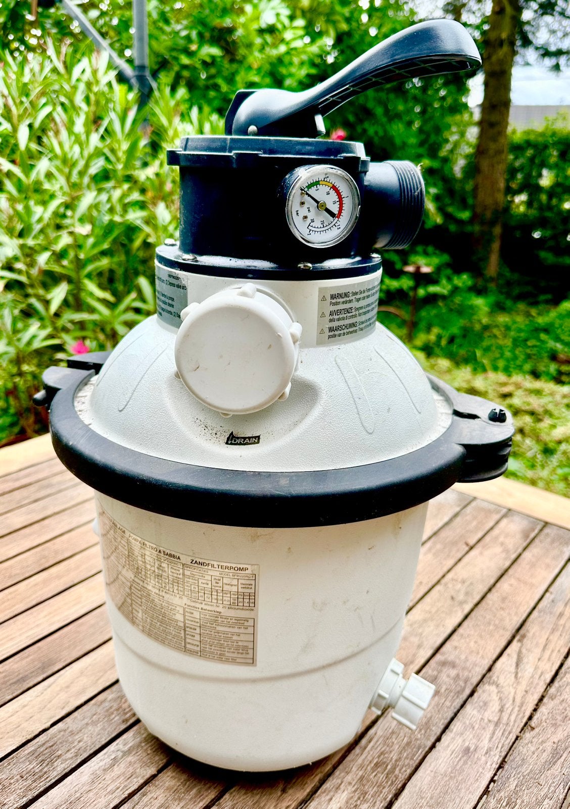 Réservoir de filtre à sable Intex + pompe, Jardin & Terrasse, Enlèvement ou Envoi, Utilisé