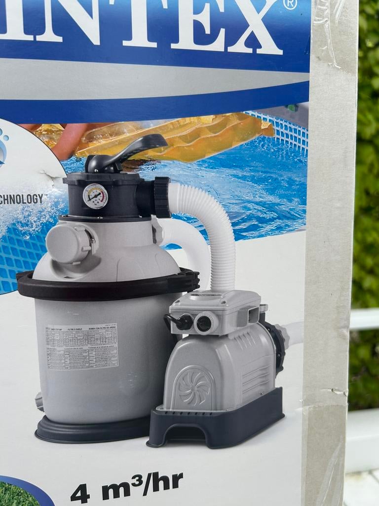 Intex zandfilterpomp zwembad, Tuin en Terras, Zwembad-toebehoren, Ophalen, Gebruikt, Filter