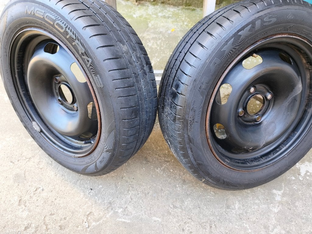 Pneus sur jantes 185/60R15 88H, Autos : Pièces & Accessoires, 15 pouces, Véhicule de tourisme, Pneus été, 185 mm