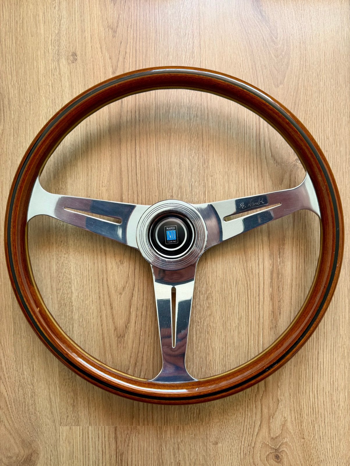 Nardi Classic 380MM Houten Stuur | Oldtimer Classics, Auto-onderdelen, Ophalen of Verzenden, Gebruikt, Overige automerken