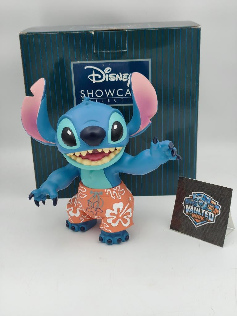 Disney Stitch Enesco Showcase Figuur Met Doos, Enlèvement ou Envoi, Autres personnages, Comme neuf, Statue ou Figurine