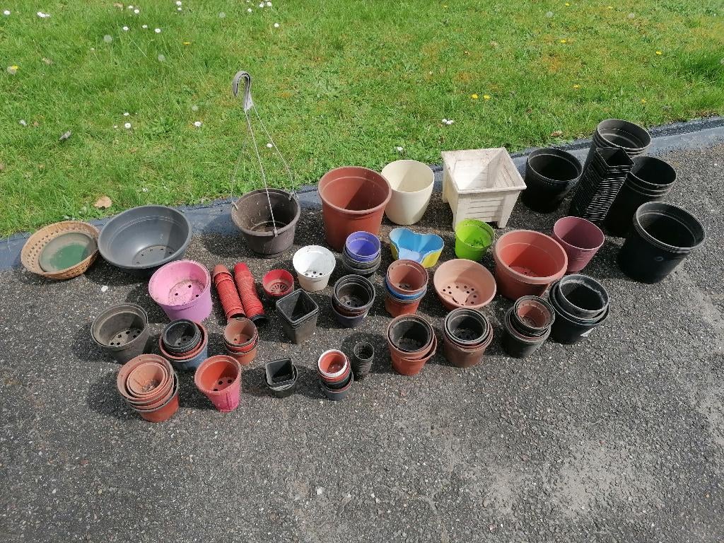 bloempotjes allerlei, Ophalen, Gebruikt