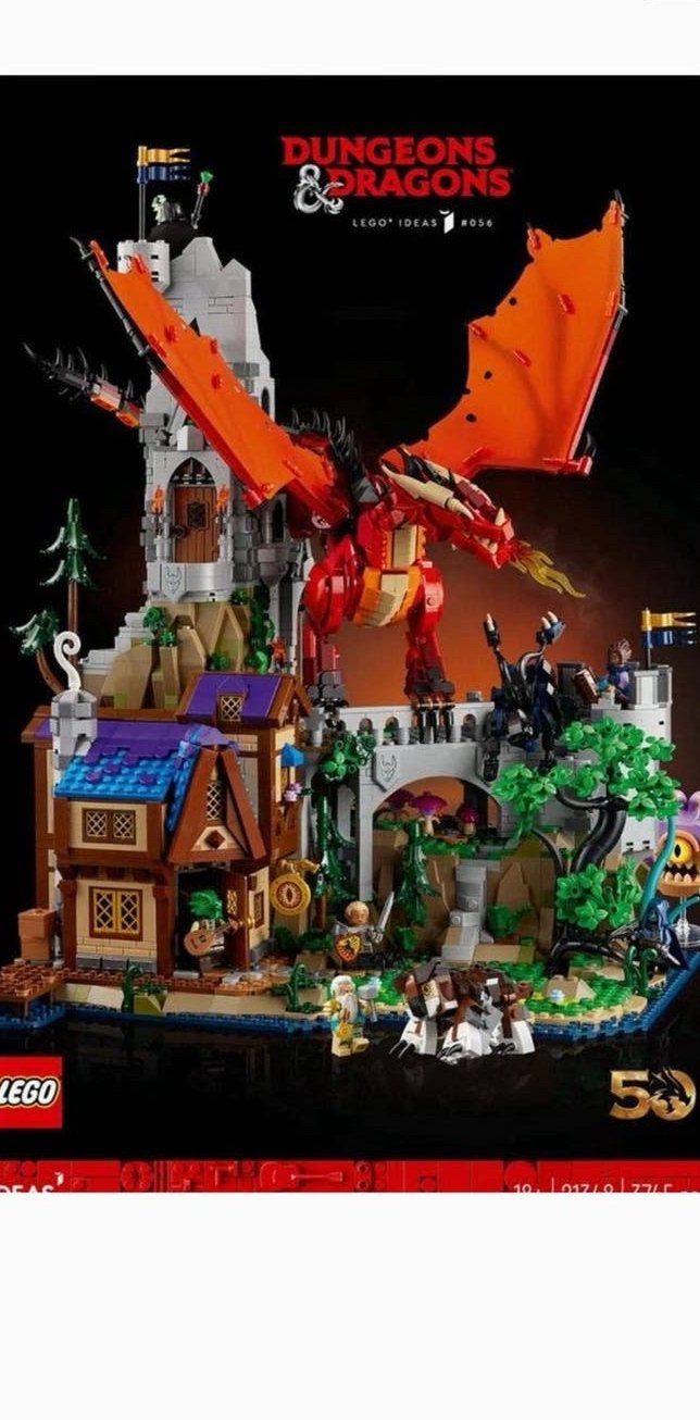 Lego 21348 Dungeons & Dragons minifguren + draak, Overige thema's, Lego, Nieuw, Ophalen of Verzenden