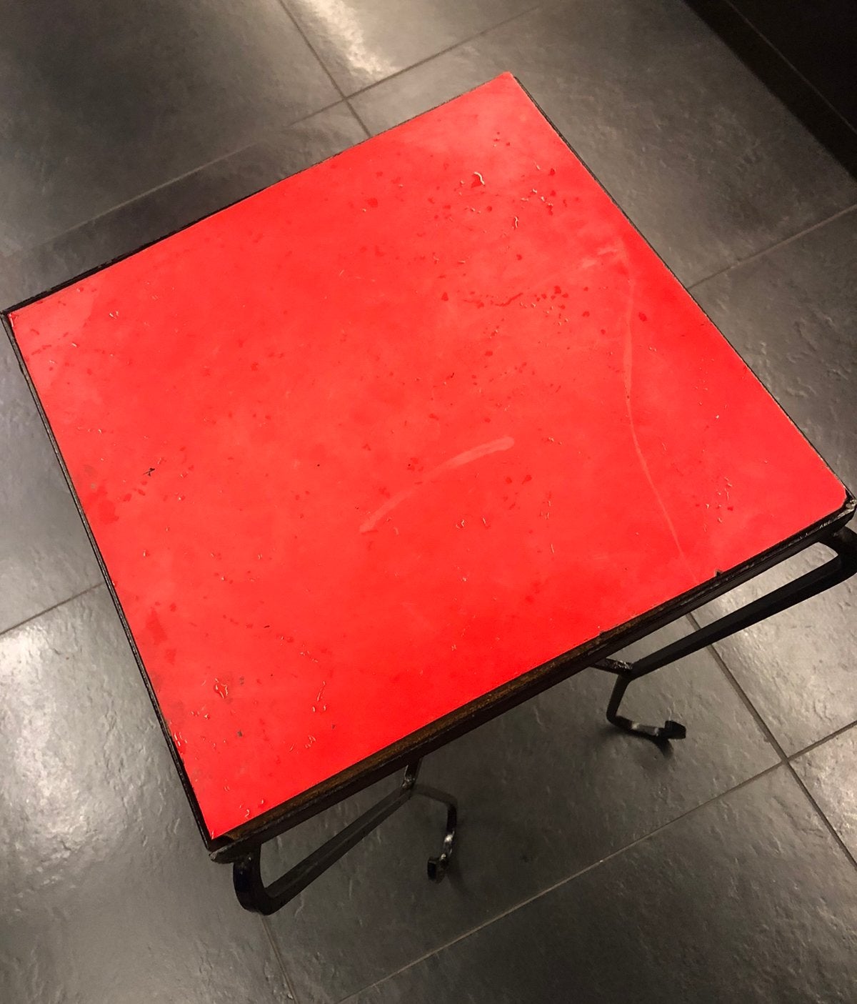 table anciennes en fer forgé, Très bon état solide, Enlèvement