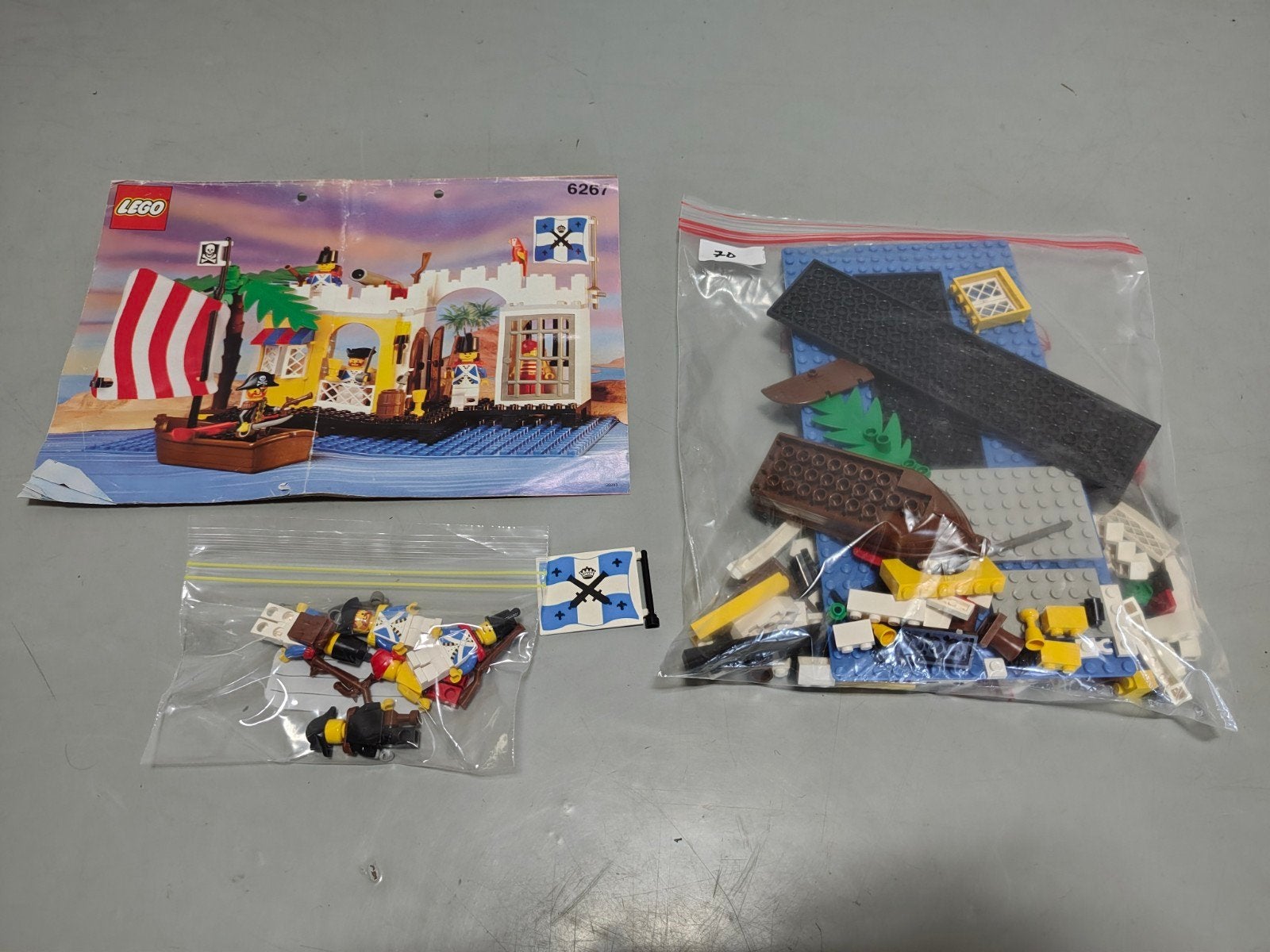 Lego 6267 lagoon lock up, Ophalen of Verzenden, Compleet, Lego