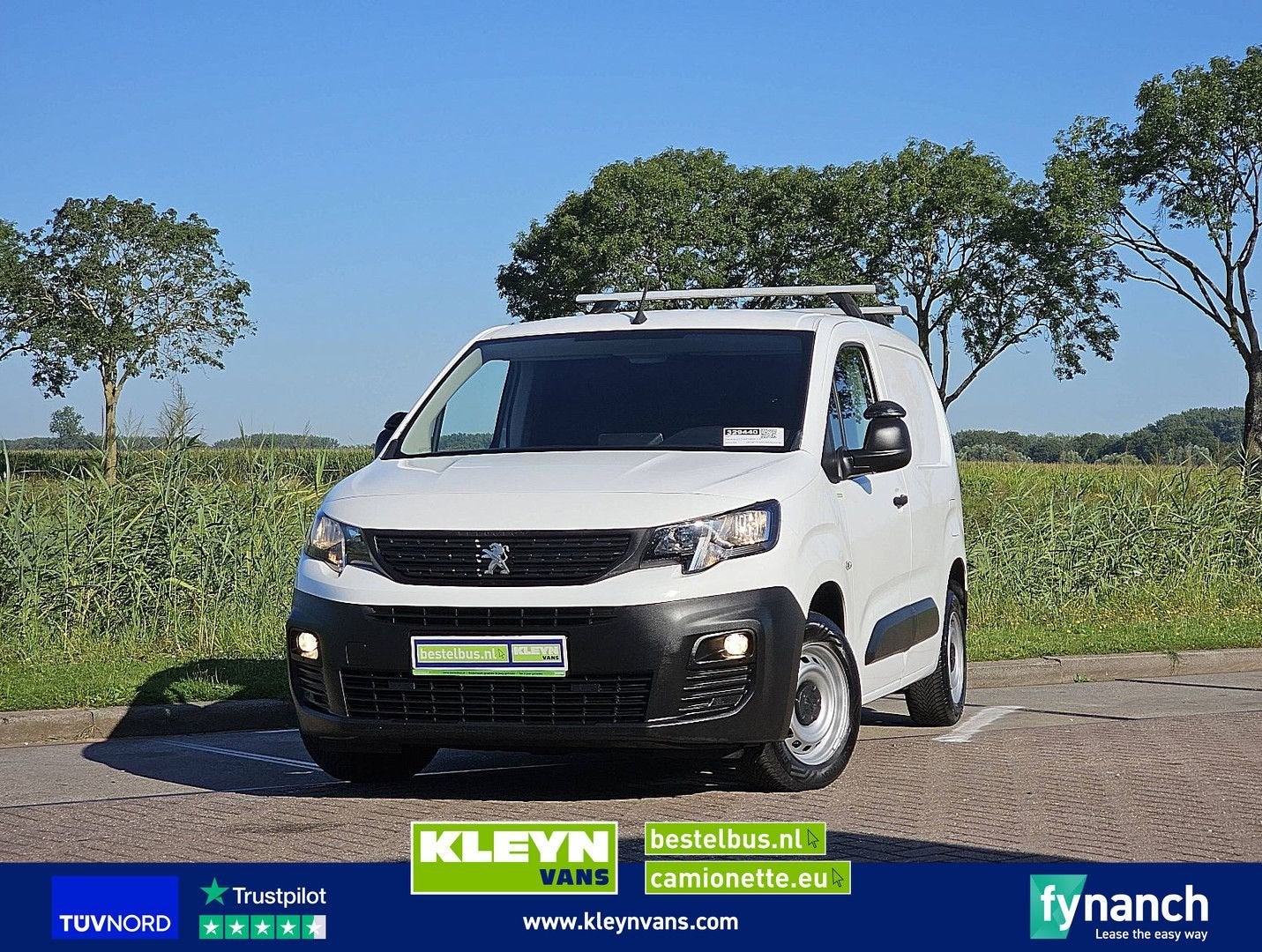Peugeot PARTNER 1.5 L1 Navi NAP Euro6 AC, Auto's, Cruise Control, Wit, Bedrijf, Te koop