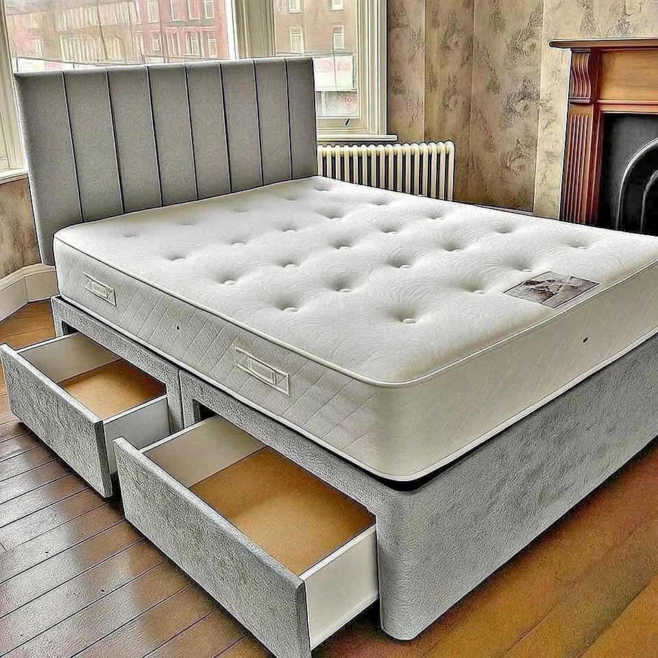 Nieuw Boxspring Bed voor 2 Personen – 160x200 Inclusief Matr, Kinderen en Baby's, Ophalen of Verzenden, Matras