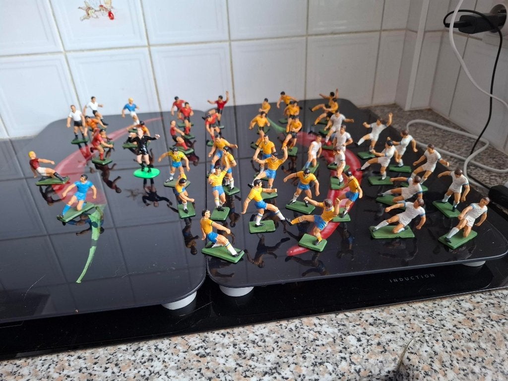 44 Starlux-voetballertjes van Starlux, Verzamelen, Ophalen of Verzenden, Gebruikt