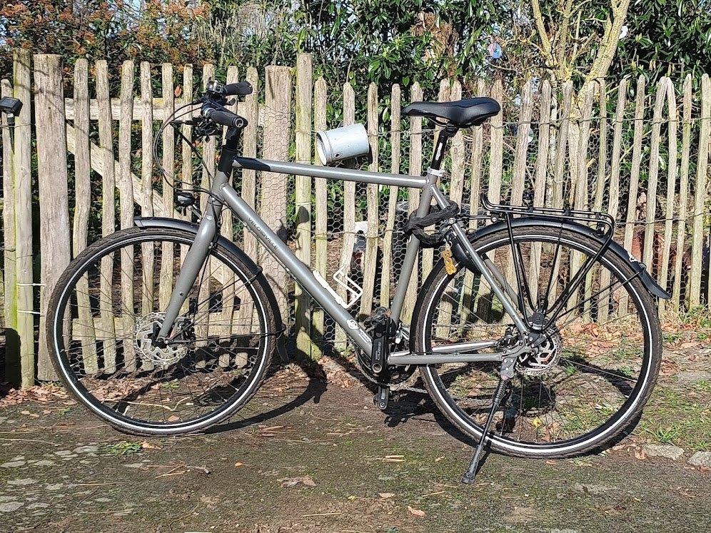 Sportieve herenfiets Velo de Ville, Fietsen en Brommers, Versnellingen, Zo goed als nieuw, 57 tot 61 cm, Schijfrem
